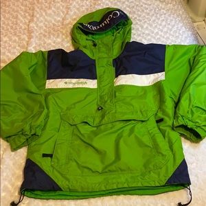 COLUMBIA SPORT COLOR BLOCK COAT SZ M